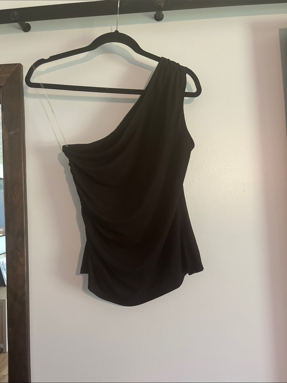 NWOT A New Day Black One-Shoulder Women’s Shirt